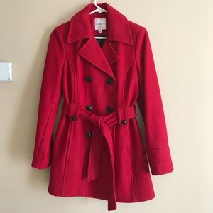 Croft&Barrow Red Peacoat